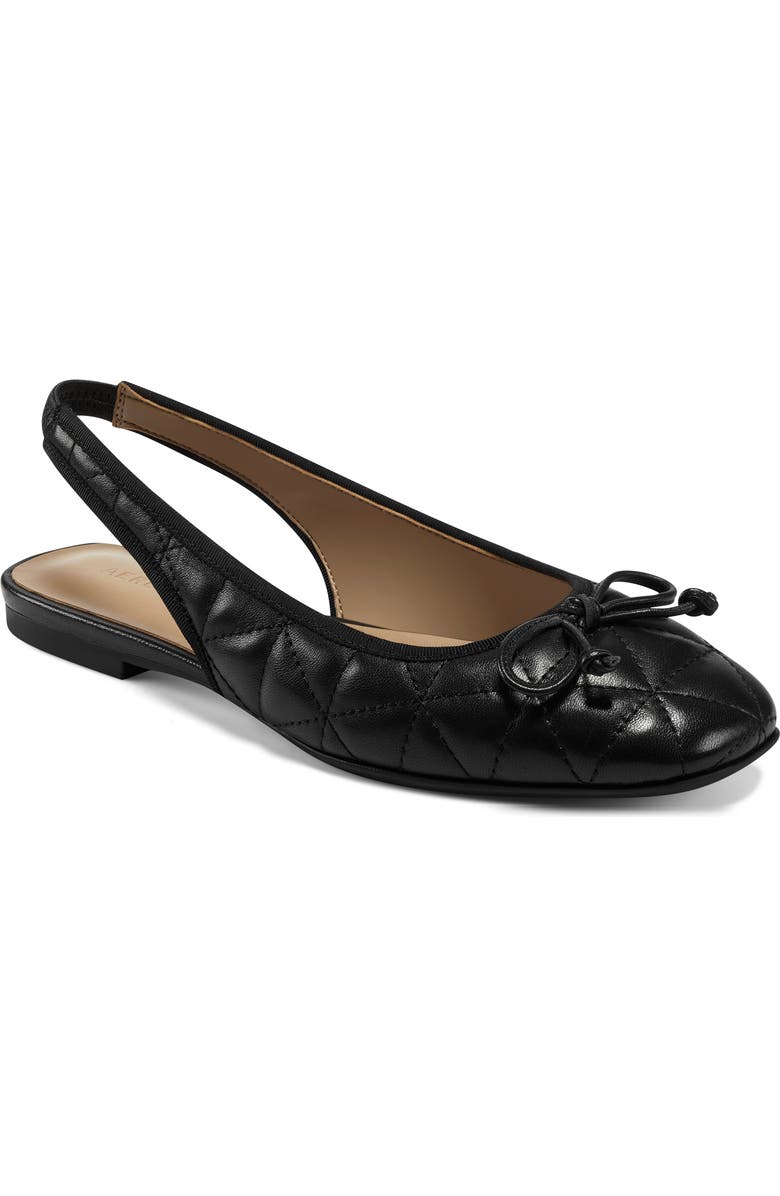 Aerosoles Catarina Quilted Slingback Flat, Main, color,