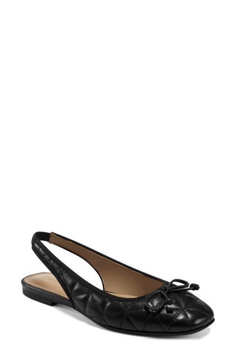 Catarina Quilted Slingback Flat (Women)