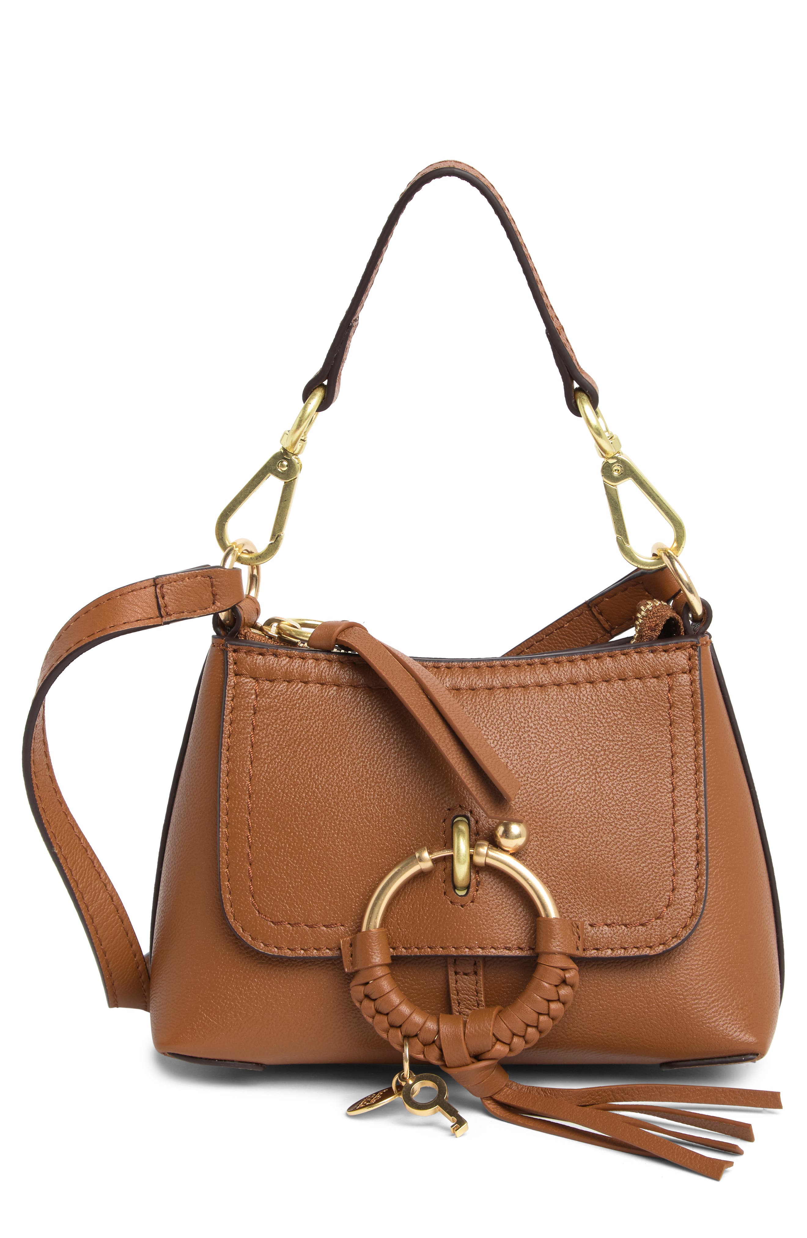 See by Chloé Mini Joan Leather Crossbody Bag, Main, color, 