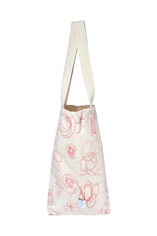 Dance Happy Fiona Wide Tote Bag In Coral