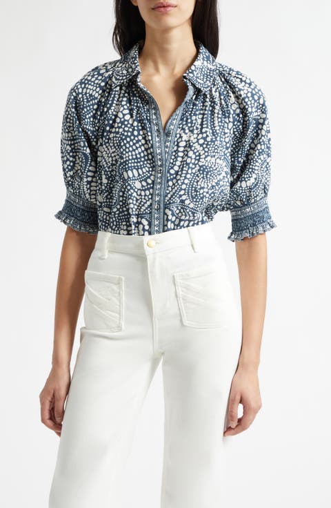 Freya Cotton Button-Up Shirt