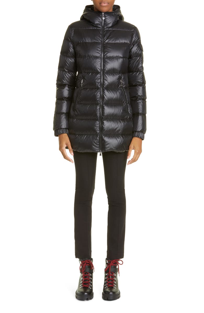 Moncler Glements Down Parka, Alternate, color, Black