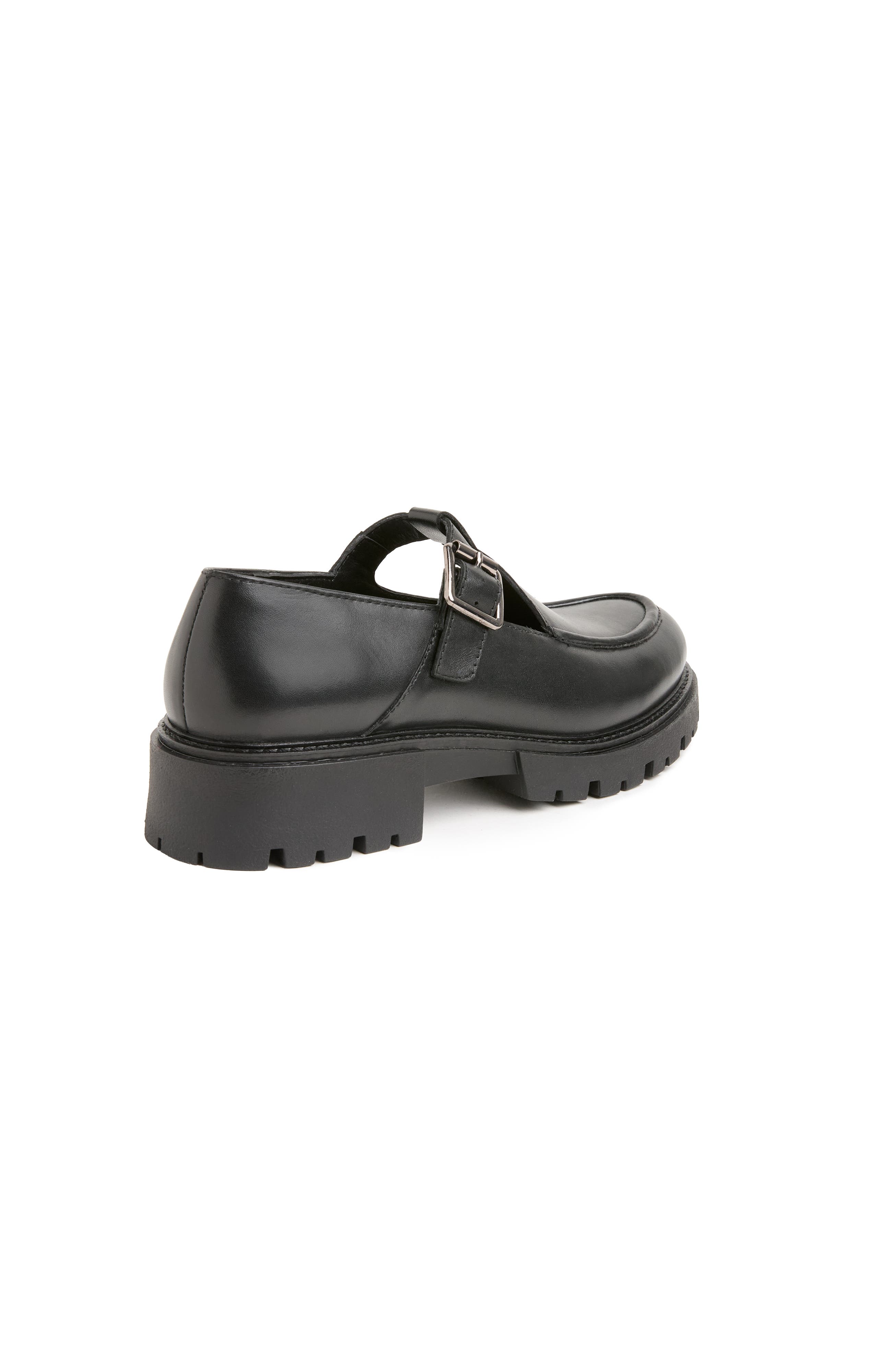 Chunky T Bar Loafer, Alternate, color, Black
