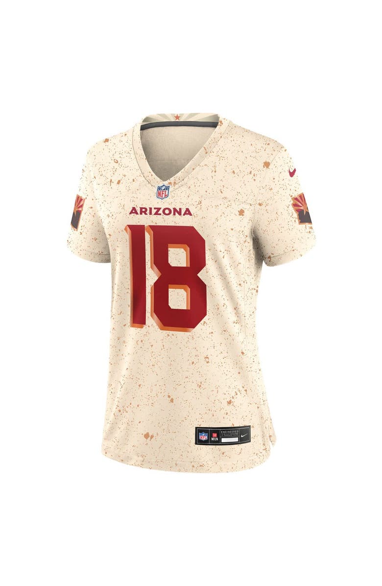 Nike Women's Nike Marvin Harrison Jr. Natural Arizona Cardinals 2025 Rivalries Collection Game Jersey, Alternate, color, Natural