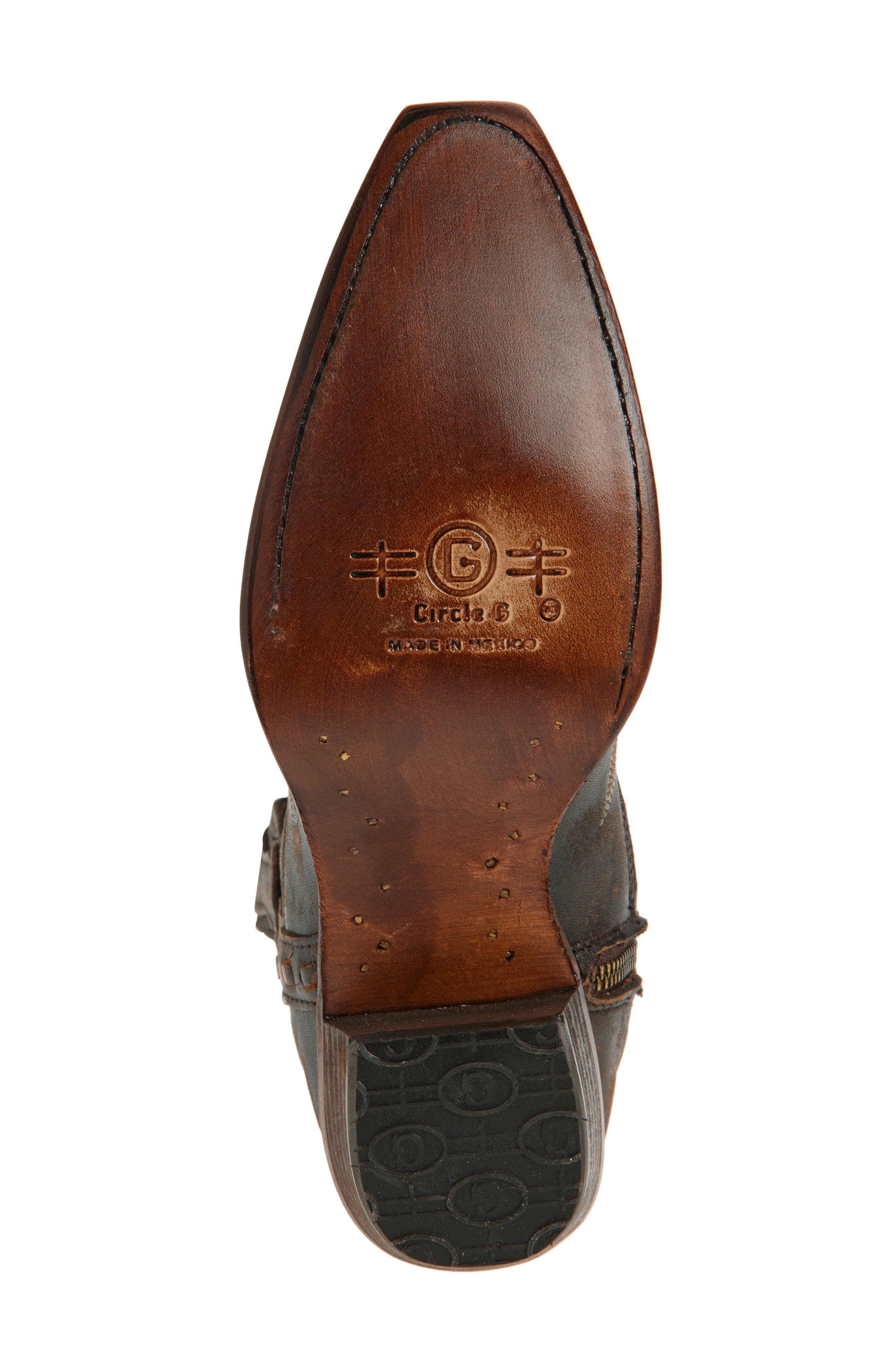 CIRCLE G Embroidered Western Ankle Boot, Alternate, color, 