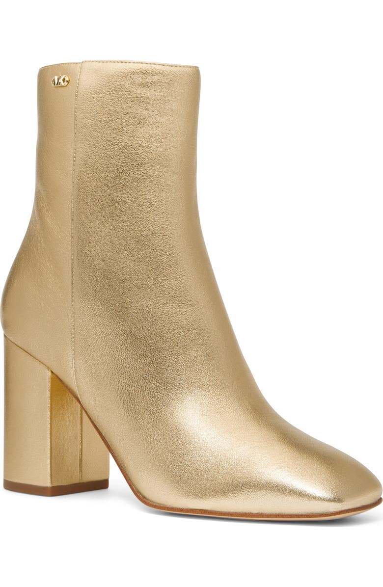 Michael Kors Perla Flex Bootie, Main, color, Pale Gold