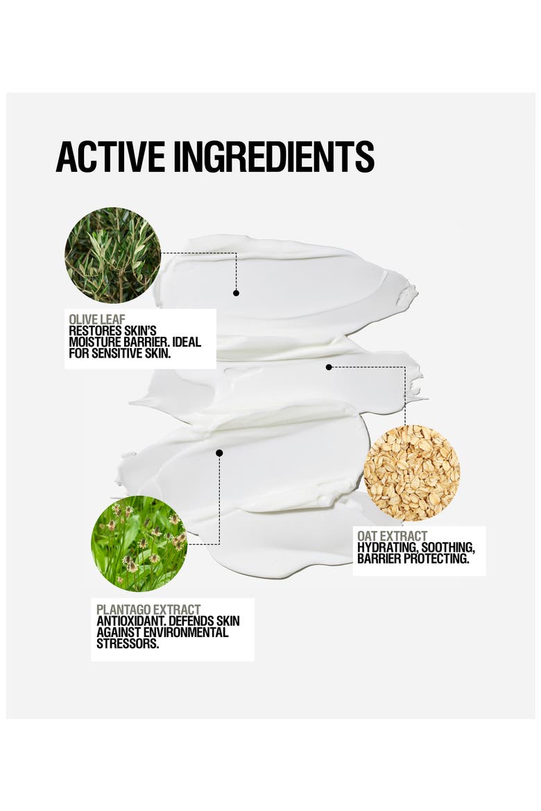 Hydra-Restore Cream Face Cleanser with Olive Leaf & Plantago Extract, Alternate, color, NO COLOR