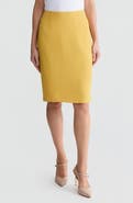 KASPER Pebble Crepe Slim Skirt