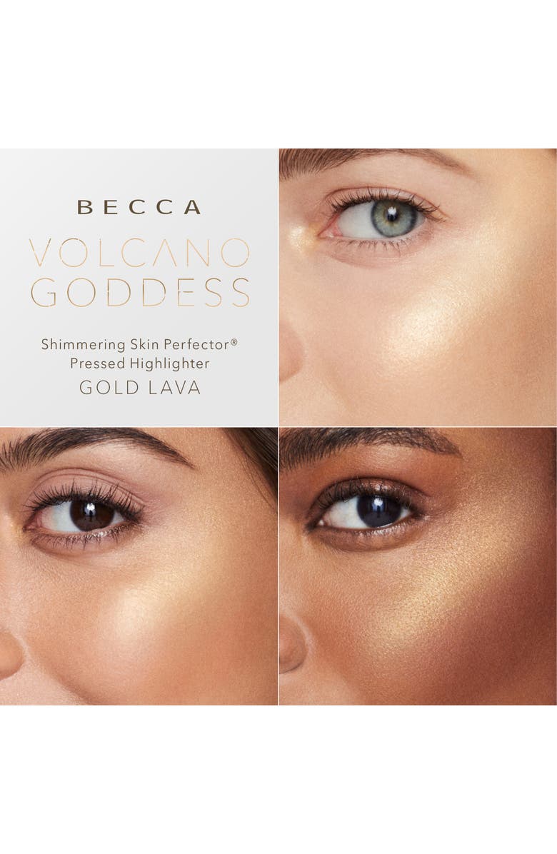 BECCA Cosmetics Shimmering Skin Perfector Powder Highlighter - Lava Gold, Alternate, color, 