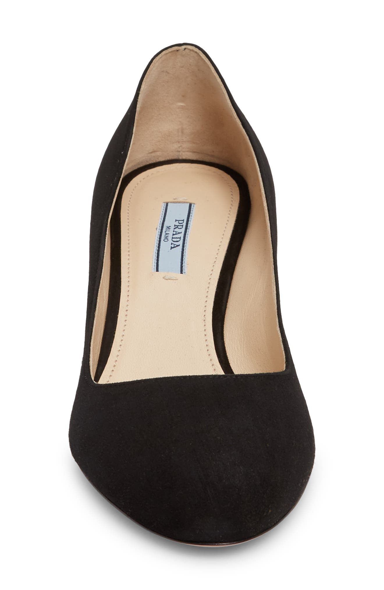 Prada Round Toe Pump, Alternate, color, 
