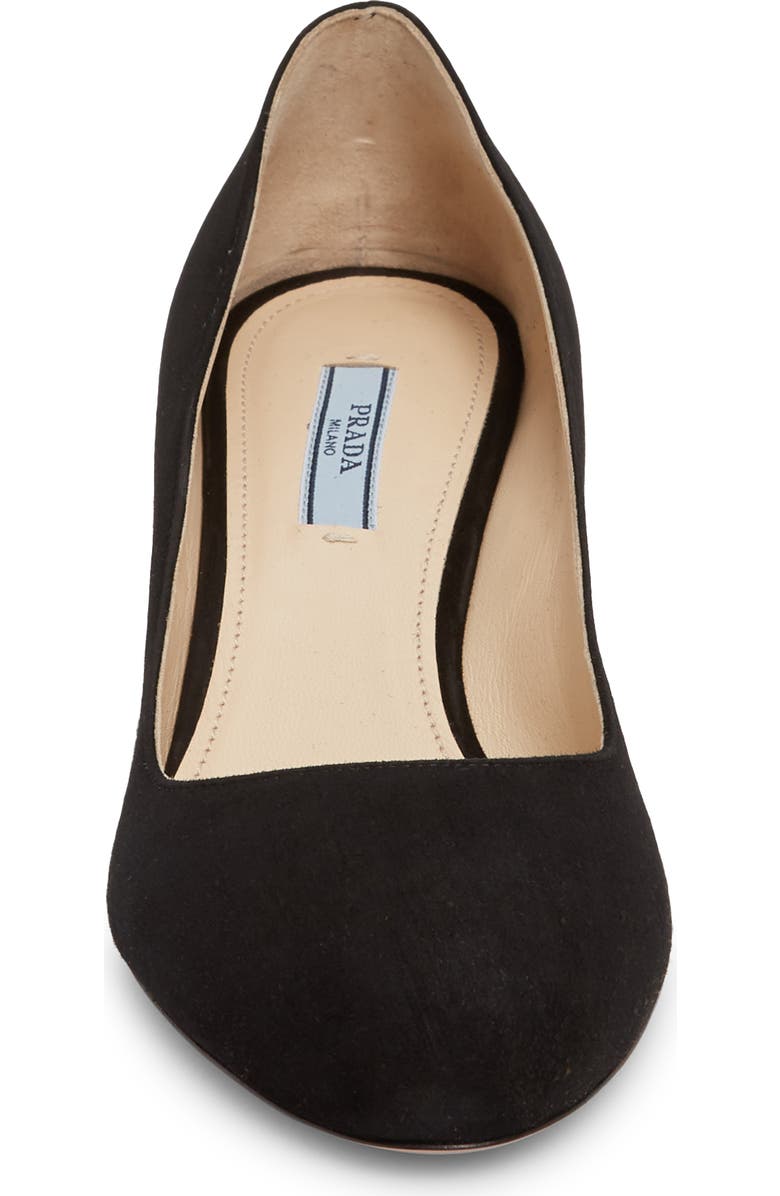 Prada Round Toe Pump, Alternate, color,