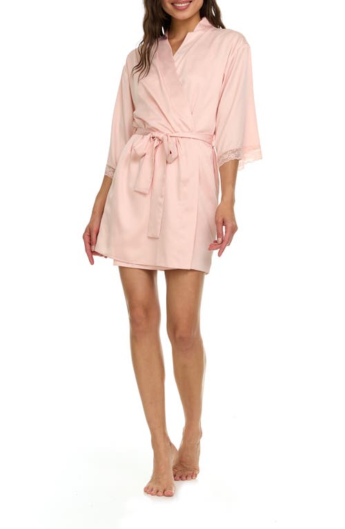 Flora Nikrooz Sonia Satin Charmeuse Pajamas in Pink 