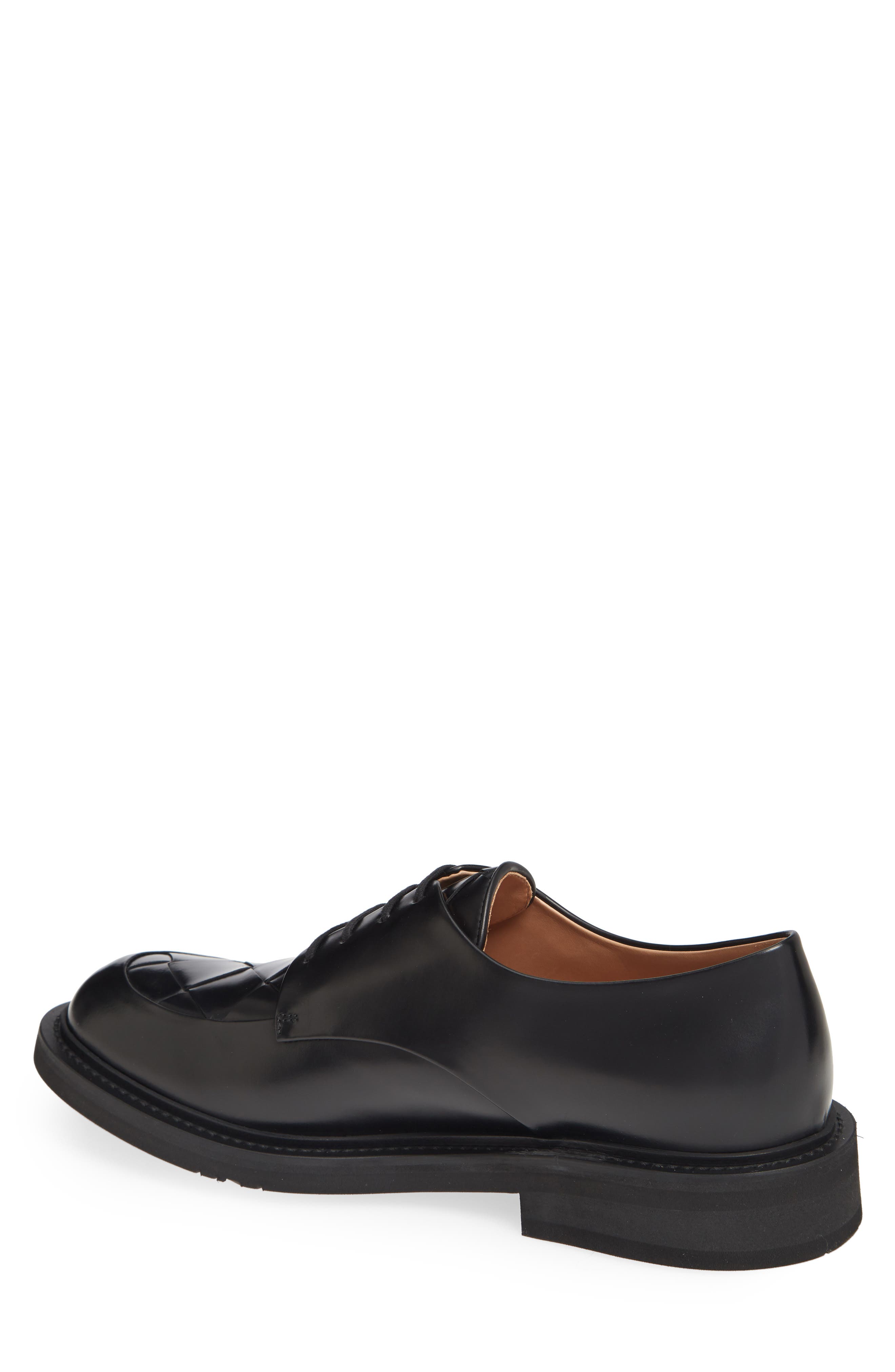 Bottega Veneta Woven Moc Toe Derby, Alternate, color, 