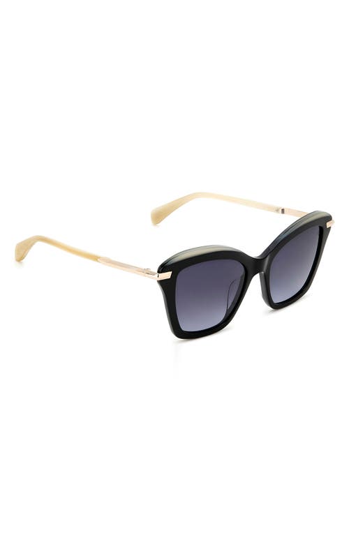Rag & Bone 53mm Cat Eye Sunglasses In Blue