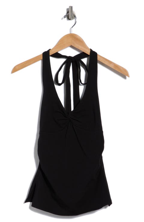 Ruched Halter Top