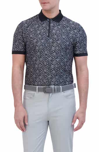 Ben Sherman Mono Dot Print Tech Jersey Golf Polo
