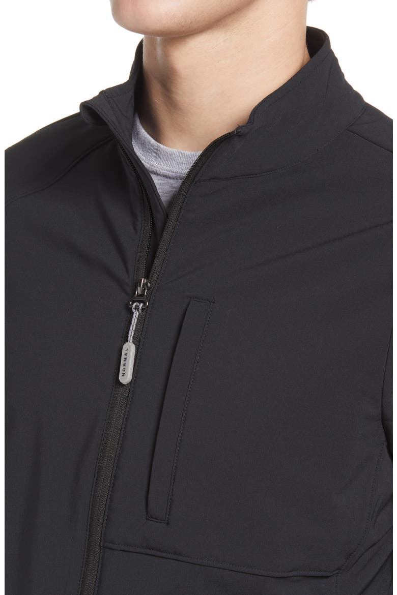 Three Season Soft Shell Jacket, Alternate, color, BLACK