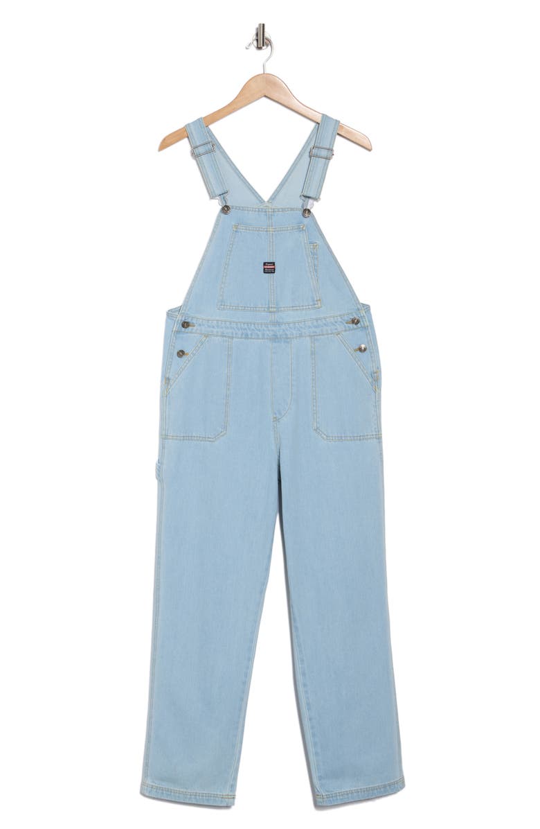 UNIONBAY Throwback Denim Overalls, Alternate, color, Big Sur Blue