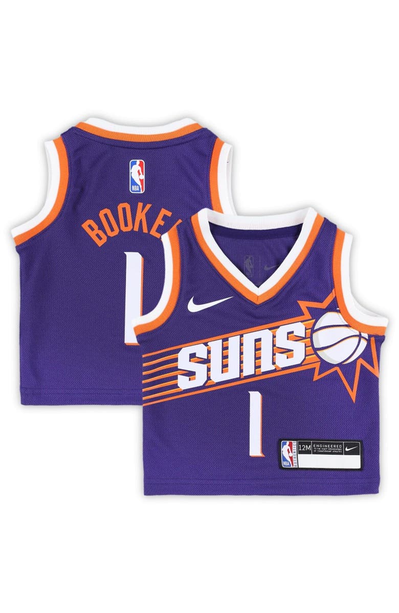 Nike Infant Nike Devin Booker Purple Phoenix Suns Swingman Player Jersey - Icon Edition, Main, color, 