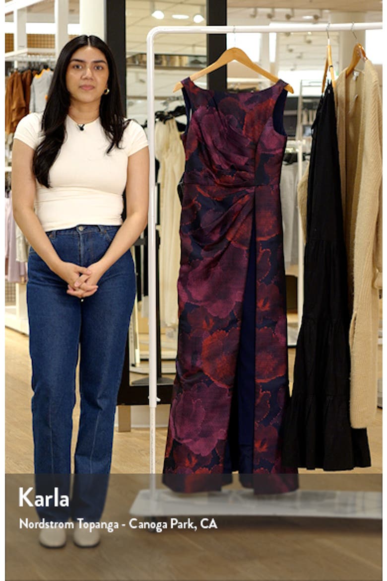 Indira Floral Maxi Jumpsuit video