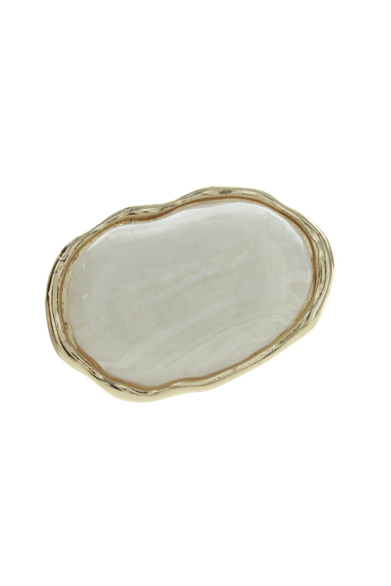 Cleo Cocktail Ring, Alternate, color, GOLD / WHITE