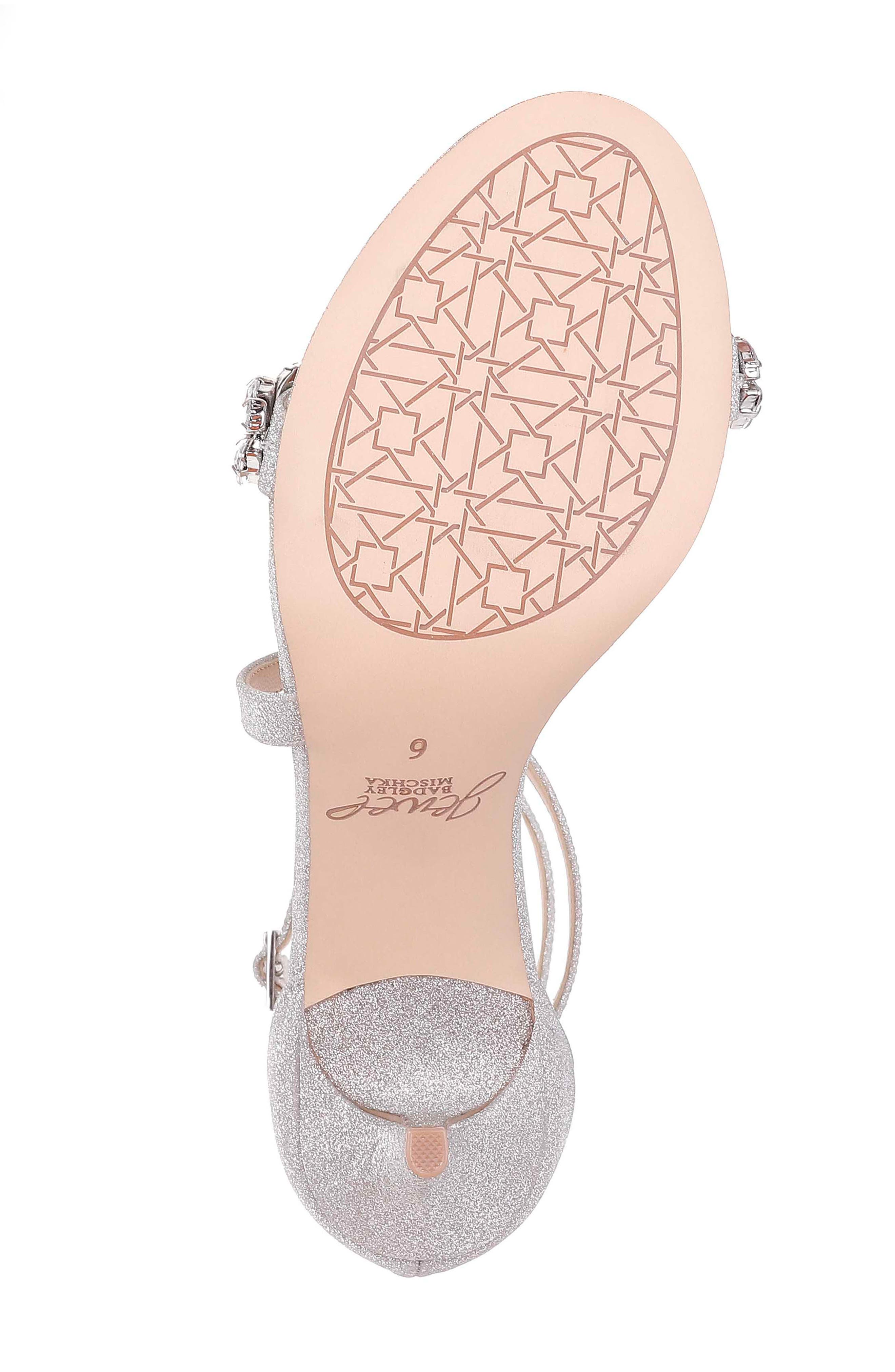 Danna Strappy Sandal, Alternate, color, SILVER GLITTER