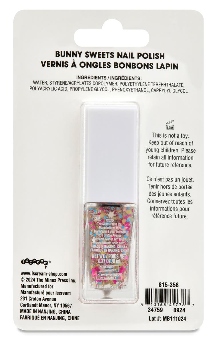 Iscream Bunny Sweets Nail Polish, Alternate, color, Multi