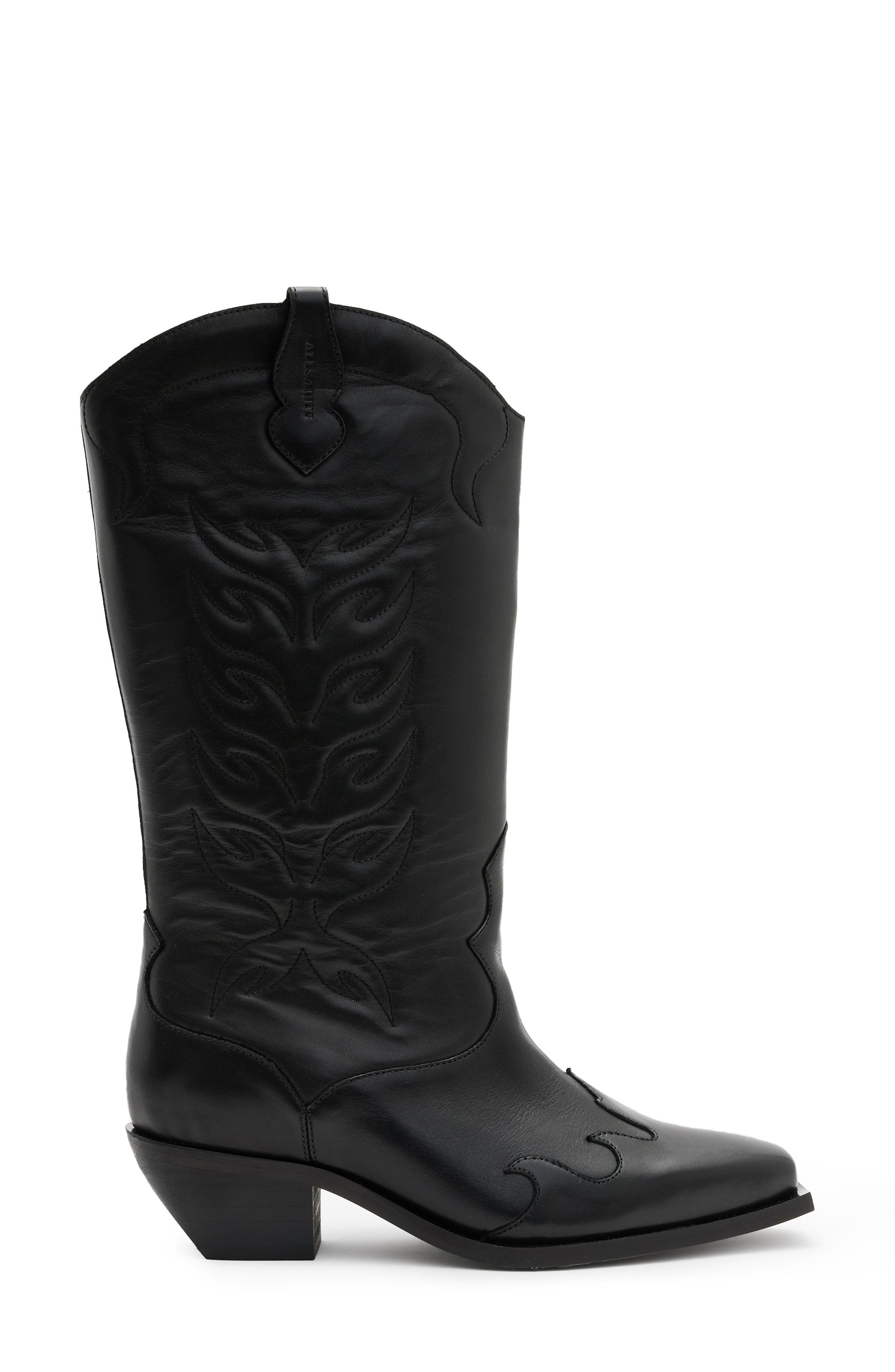 AllSaints Dolly Western Boot, Alternate, color, 