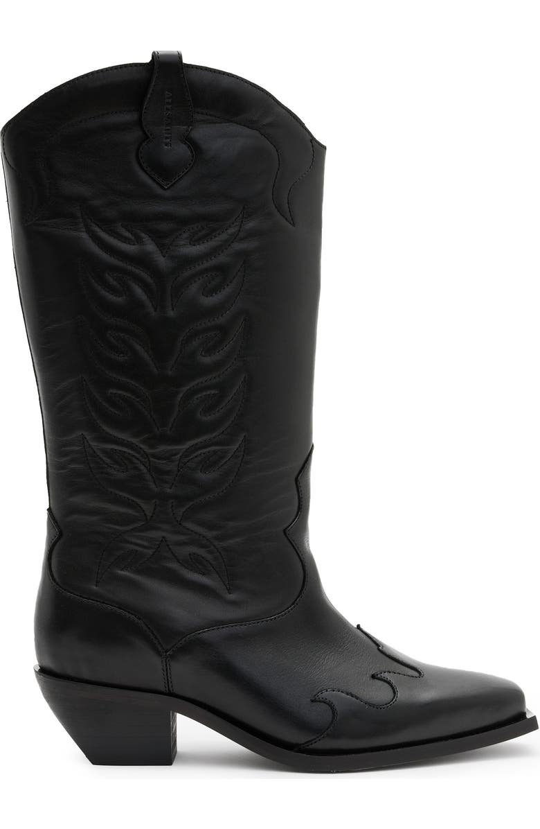 AllSaints Dolly Western Boot, Alternate, color,