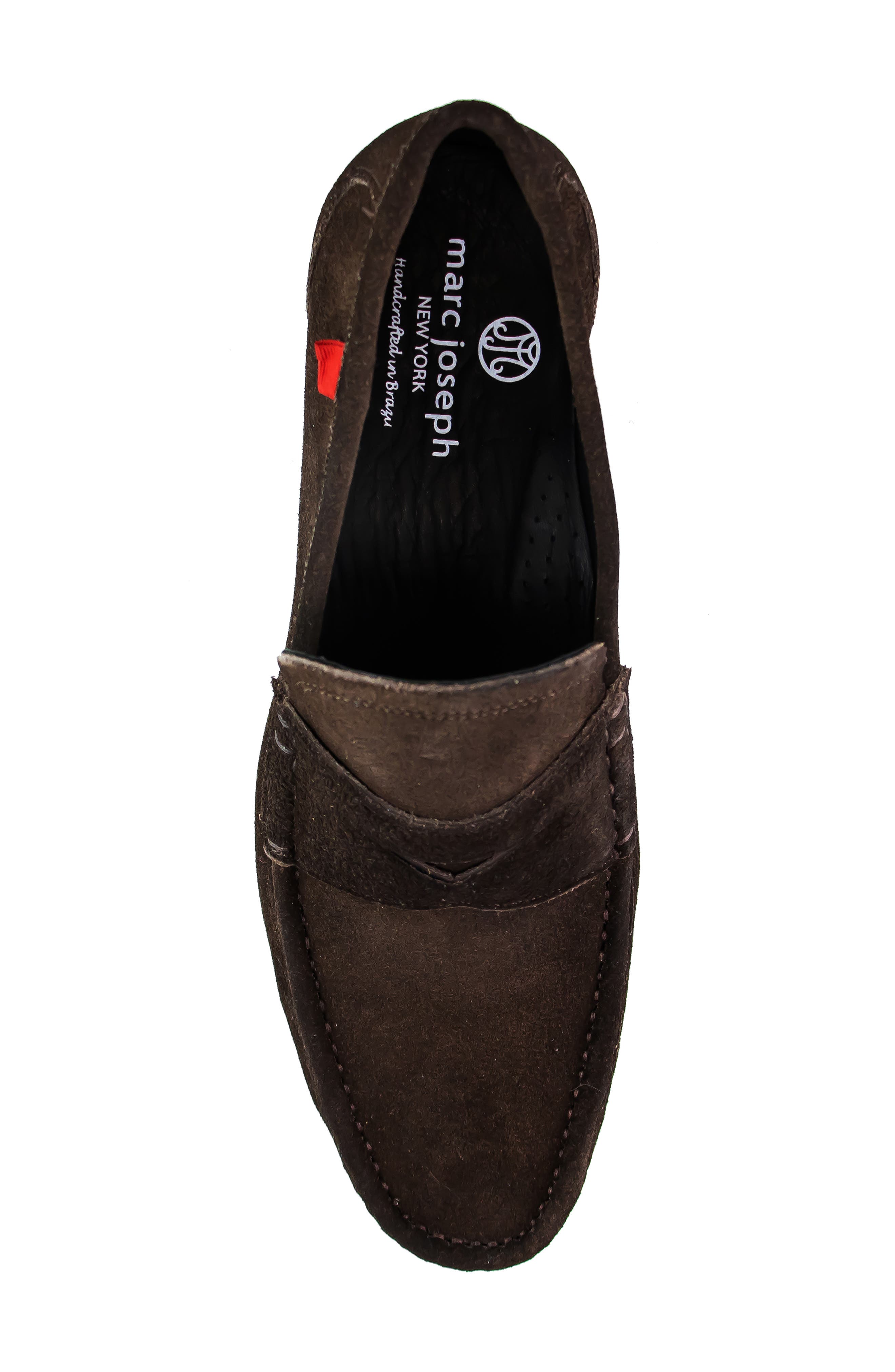 Marc Joseph New York Lexington Penny Loafer, Alternate, color, Brown Suede