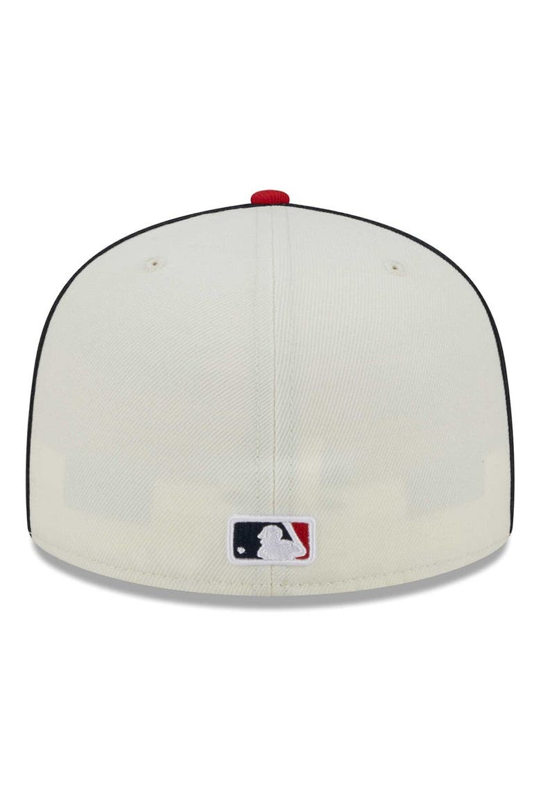 Men's New Era  Cream/Red St. Louis Cardinals Chrome Sutash 59FIFTY Fitted Hat, Alternate, color, Cream