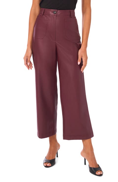 Patch Pocket Coated Pants