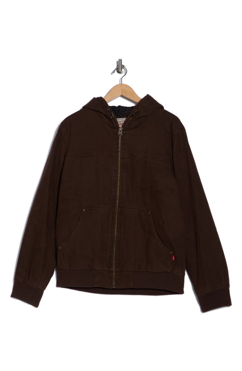 Levi's<sup>®</sup> Workwear Hoodie, Alternate, color, Chocolate Brown