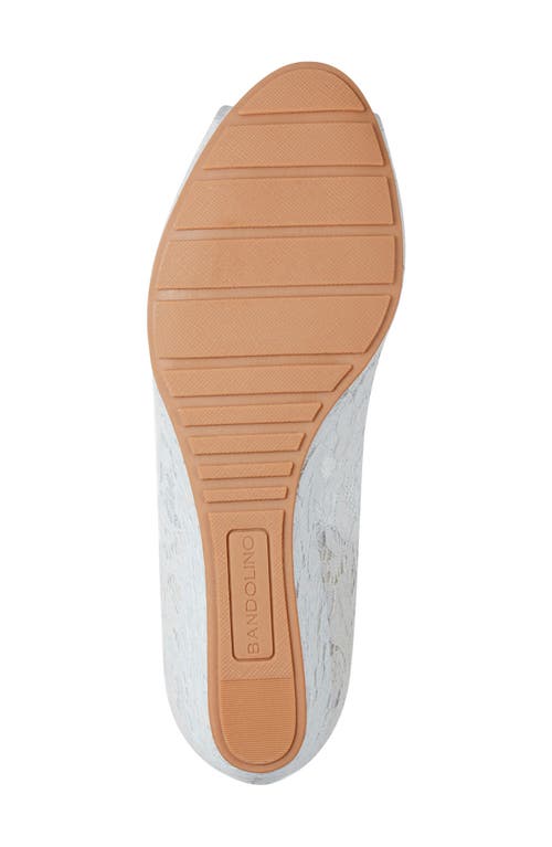BANDOLINO BANDOLINO CANDRAS PEEP TOE WEDGE PUMP