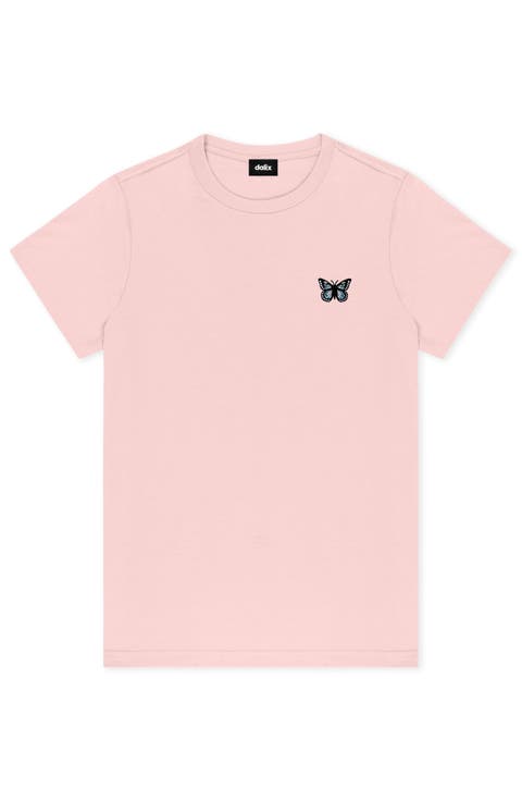 Butterfly Short Sleeve Classic Cotton Tee