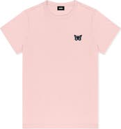 Dalix Butterfly Short Sleeve Classic Cotton Tee