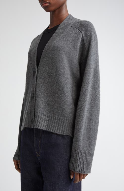 Loulou De Saison Button-front Cashmere Cardigan In Gray