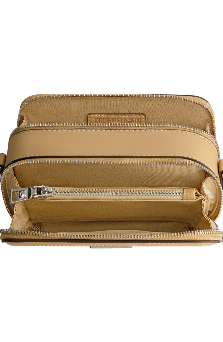 True Religion Horseshoe Plaque Crossbody Camera Bag, Alternate, color, Blush