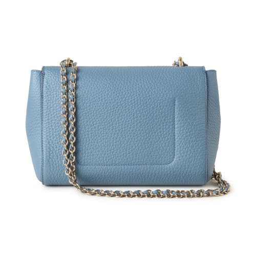 Mulberry Lily Leather Satchel In Brighton Blue