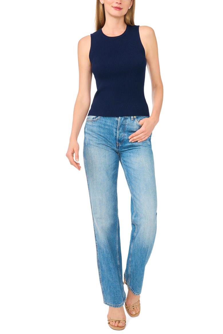 Rib Sweater Tank, Alternate, color, CLASSIC NAVY