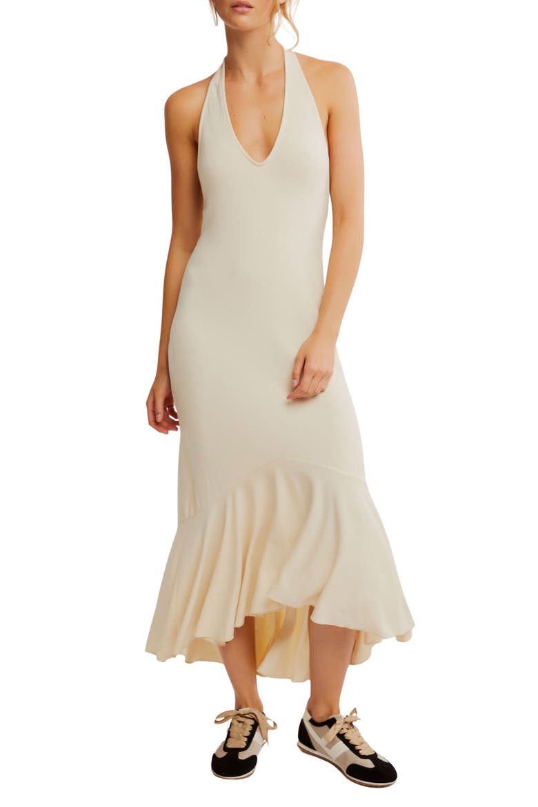 alix halter midi dress Alix Halter Midi Dress