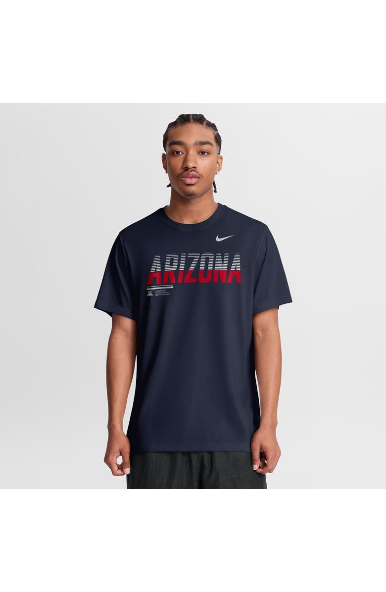 Nike Men's Nike Navy Arizona Wildcats Sideline Legend Dri-FIT T-Shirt, Main, color, Navy