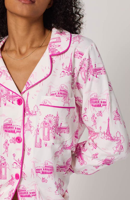 Bedhead Pajamas Print Jersey Pajamas In Pink