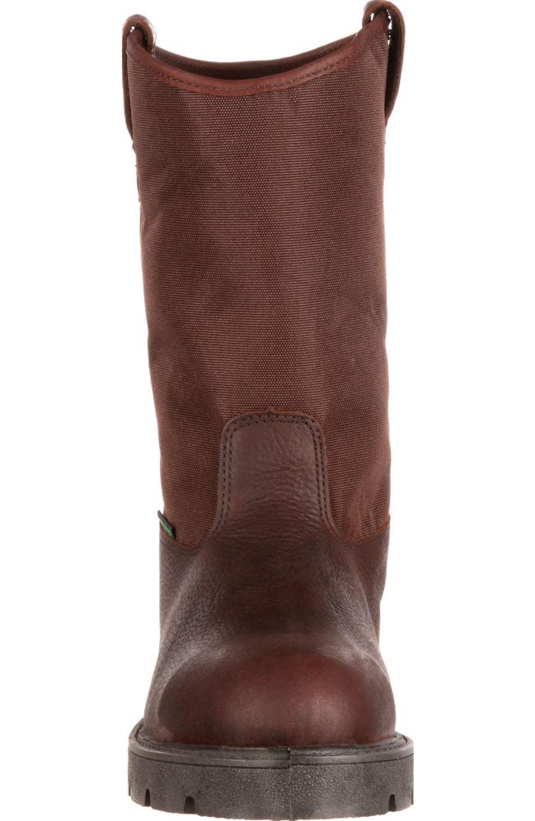 Georgia Boot Homeland Steel Toe Waterproof Wellington, Alternate, color, Brown