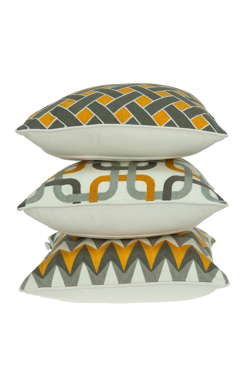 PARKLAND COLLECTION Kain Transitional Pillow - 20" x 20" - Grey, Alternate, color, Grey