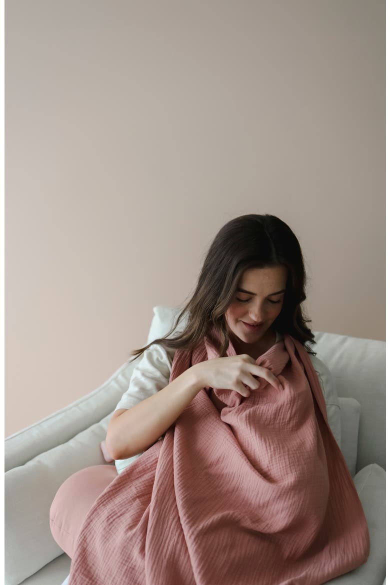 Organic Cotton Nursing Cover, Alternate, color, GUMDROP