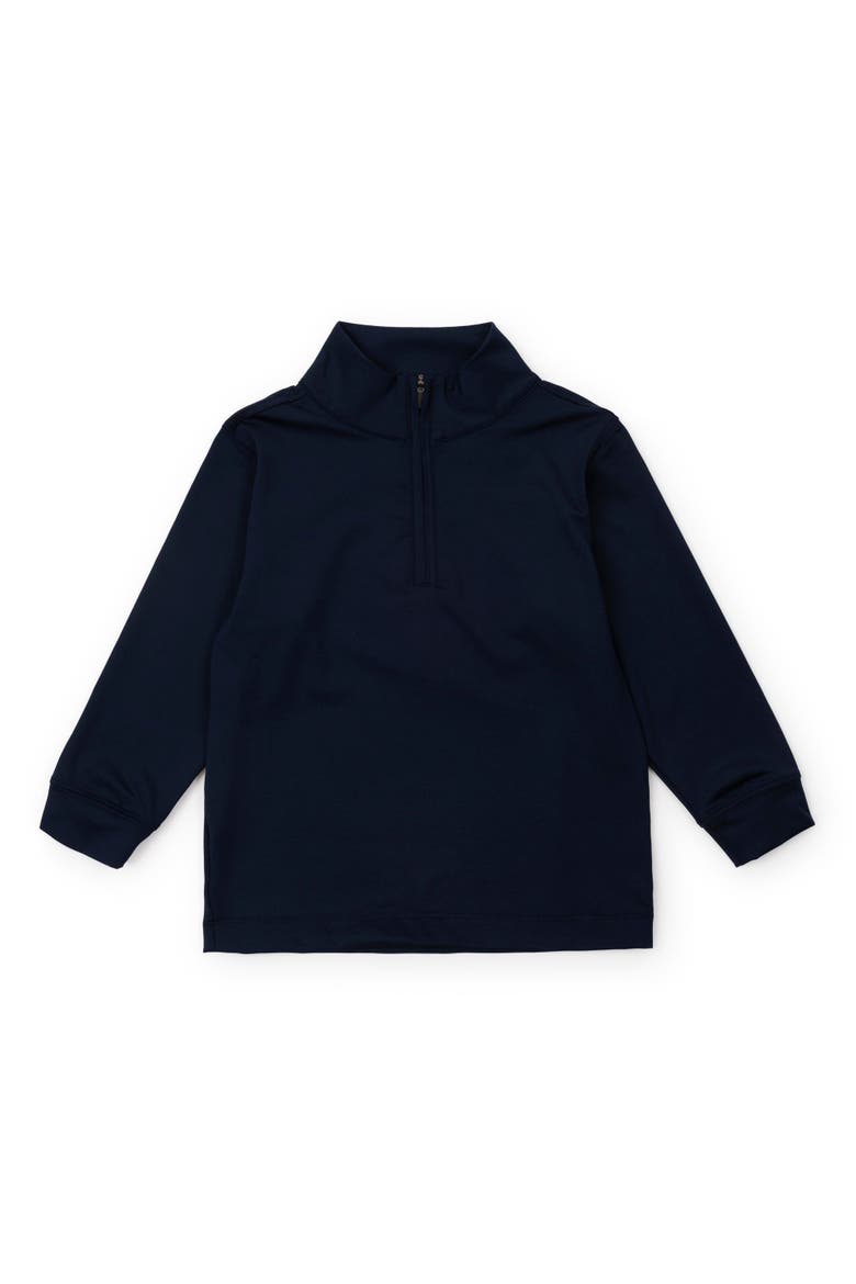 Sam Quarter Zip Pullover by LH Sport, Main, color, Red Stripes