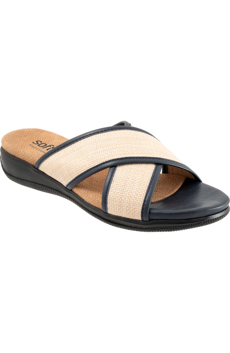 SoftWalk<sup>®</sup> Tillman 6.0 Slide Sandal, Main, color, Navy