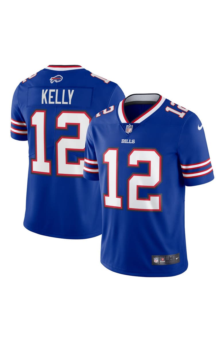 Nike Men's Nike Jim Kelly Royal Buffalo Bills '90s Throwback Retired Player Limited Jersey, Main, color, 