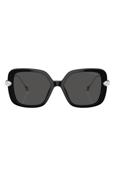 56mm Square Sunglasses